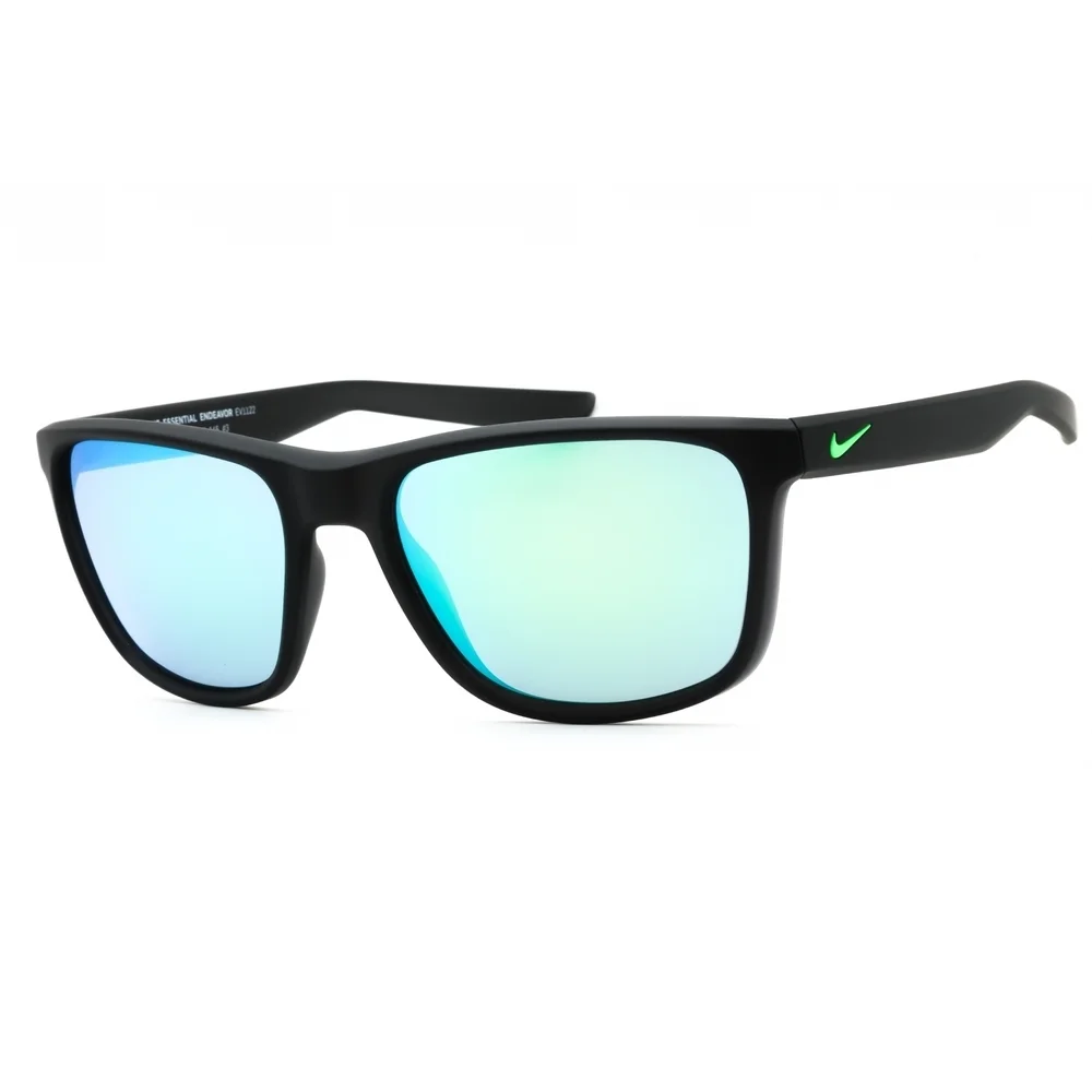 NWT Nike ESSENTIAL ENDEAVOR MI EV1122 Seaweed Rectangle 57mm Sunglasses